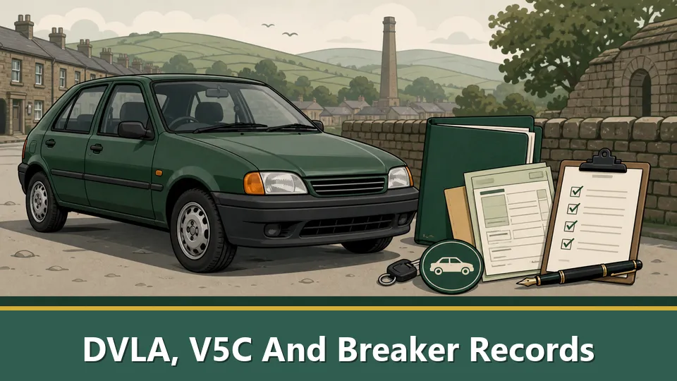 DVLA, V5C اور Breaker ریکارڈز