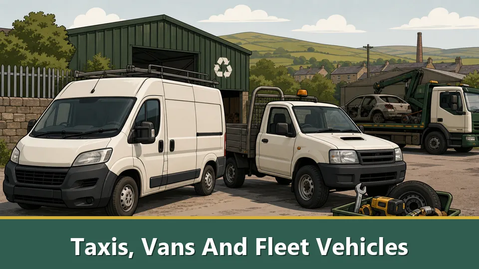 Taxis ، وینز اور Fleet گاڑیاں